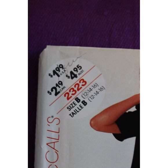 McCalls Sewing pattern2323 Women's Dress and bolero jacket Sz 12 - Picture 2 of 6